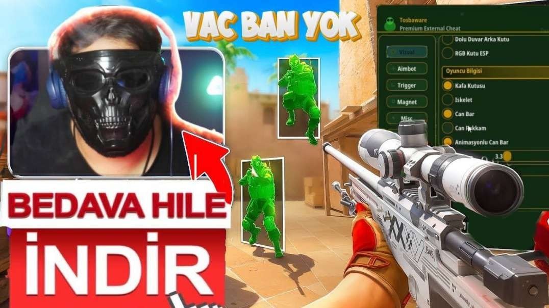 CS 2 BEDAVA HİLE İNDİR %100 VAC KORUMALI - TOSBAWARE TANITIM (WH , AIMBOT , TRIGGER)